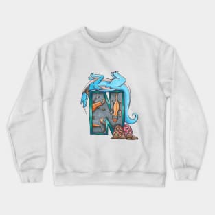 Napping dragon Crewneck Sweatshirt